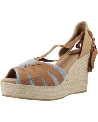 TONI PONS ALPARGATAS MUJER MODELO PALS CCT COLOR MARRON CUIRO