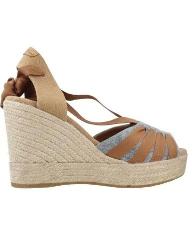 TONI PONS ALPARGATAS MUJER MODELO PALS CCT COLOR MARRON CUIRO