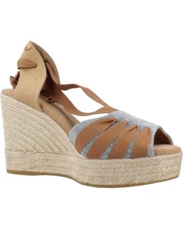 TONI PONS ALPARGATAS MUJER MODELO PALS CCT COLOR MARRON CUIRO