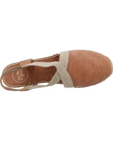 TONI PONS ALPARGATAS MODELO VERDI VT COR LARANJA TEULA