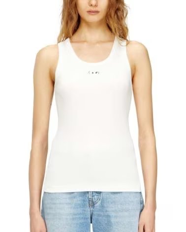 DIESEL CAMISETAS MUJER MODELO T ANKI OD COLOR BLANCO 141