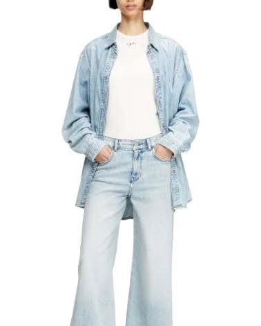 DIESEL CAMISETAS MUJER MODELO T UNCUTIESLONG OD COLOR BLANCO 141