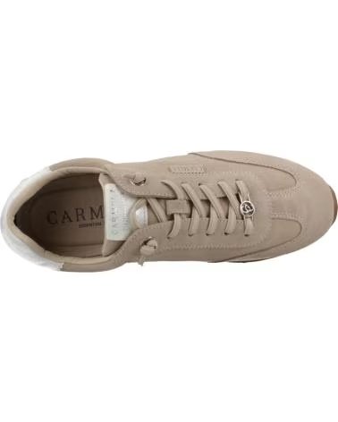 CARMELA ZAPATILLAS MUJER MODELO 163172C COLOR MARRON CLARO BEIGE