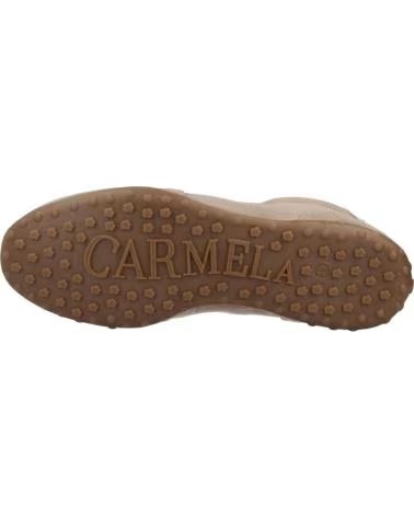 CARMELA ZAPATILLAS MUJER MODELO 163172C COLOR MARRON CLARO BEIGE