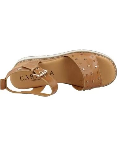 CARMELA SANDALIAS MUJER MODELO 163248C COLOR MARRON CAMEL