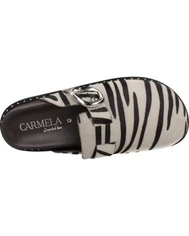 CARMELA ZUECOS MUJER MODELO 163278C COLOR ANIMAL PRINT CEBRA