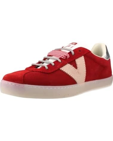 VICTORIA ZAPATILLAS MUJER MODELO BERLIN SERRAJE COLOR  ROJO