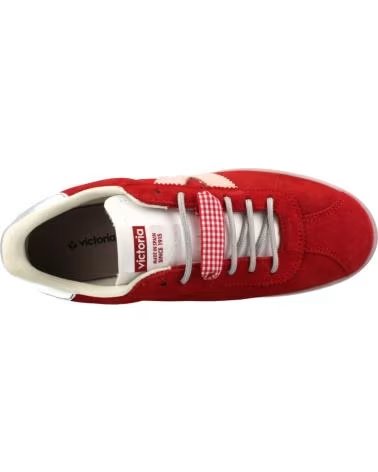 VICTORIA ZAPATILLAS MUJER MODELO BERLIN SERRAJE COLOR  ROJO