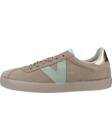 VICTORIA SAPATILHAS BERLIN EM CAMURÇA BEGE BEIGE