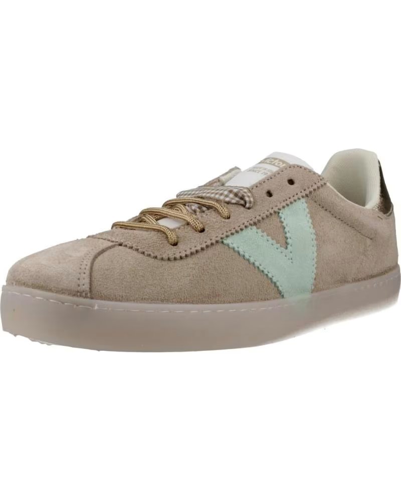 VICTORIA SAPATILHAS BERLIN EM CAMURÇA BEGE BEIGE