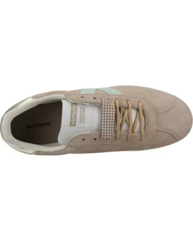 VICTORIA SAPATILHAS BERLIN EM CAMURÇA BEGE BEIGE