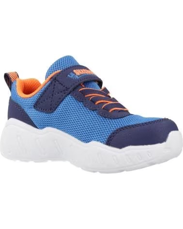 SKECHERS ZAPATILLAS 100702OFWT EN BEIGE PARA MUJER BLUE NAVY TEXTILE- SYNTHETIC- ORANGE TRIM