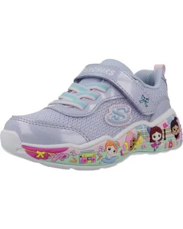 SKECHERS SNEAKER PLAY SCENE FUN SQUAD PER BAMBINA PWMT