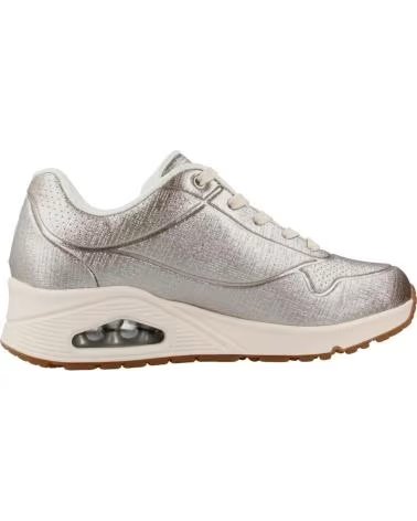 SKECHERS UNO SHININ BRIGHT SNEAKER SILBER CHMP