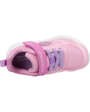 SKECHERS TÊNIS SOLA GLOW 20 ROSA PARA MENINA PKLV