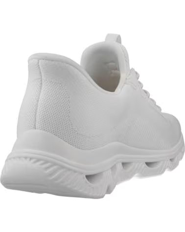 SKECHERS BASKETS SLIP-INS BOBS ARC AVES BLANC W