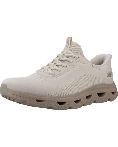 SKECHERS SNEAKERS DONNA SLIP-INS BOBS ARC WAVES BEIGE NAT