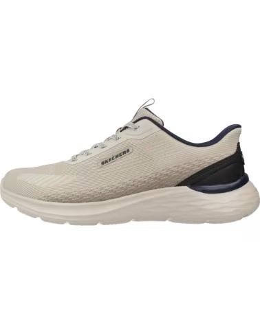 SKECHERS GARNER ELLIS SNEAKERS LIGHT BROWN TPE