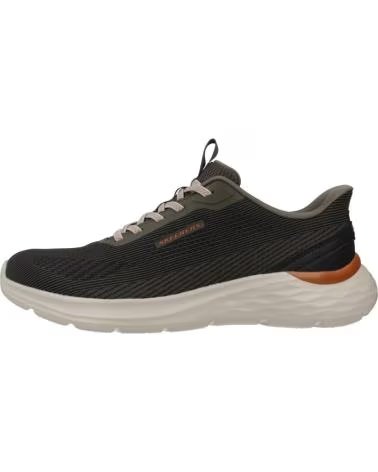 SKECHERS ZAPATILLAS DE RUNNING 211369-OLV EN NEGRO PARA HOMBRE OLIVE MESH - SYNTHETIC