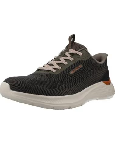 SKECHERS ZAPATILLAS DE RUNNING 211369-OLV EN NEGRO PARA HOMBRE OLIVE MESH - SYNTHETIC