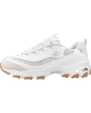 SKECHERS SNEAKERS D LITES STELLAR SHIMMER BIANCHE WSL