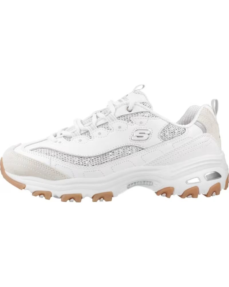 SKECHERS SNEAKERS D LITES STELLAR SHIMMER BIANCHE WSL