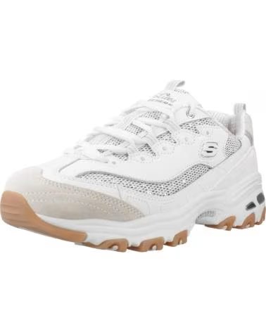 SKECHERS SNEAKERS D LITES STELLAR SHIMMER BIANCHE WSL