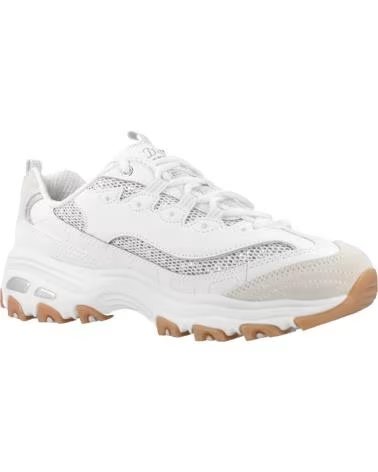 SKECHERS SNEAKERS D LITES STELLAR SHIMMER BIANCHE WSL