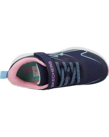 SKECHERS ZAPATILLAS DE RUNNING 303882L-NVMT EN AZUL PARA NINOS UNISEX NAVY SPARKLE MESH-MULTI TRIM