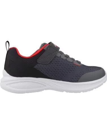 SKECHERS ZAPATILLAS MICROSPEC MAX ADVANCE EN GRIS PARA NINOS UNISEX