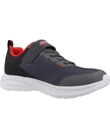 SKECHERS ZAPATILLAS MICROSPEC MAX ADVANCE EN GRIS PARA NINOS UNISEX
