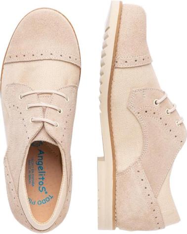 boy shoes ANGELITOS CEREMONIA PIEL 816 BEIGE