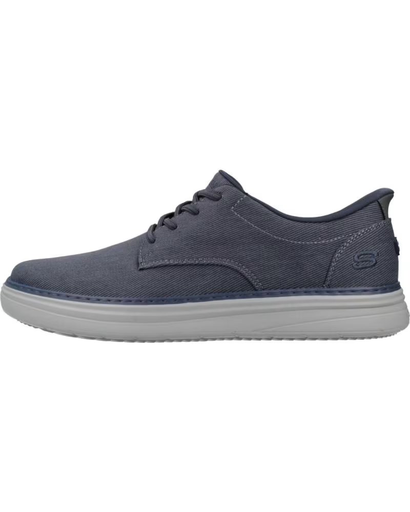 SKECHERS ZAPATILLAS HYLAND JUSTINO EN AZUL PARA HOMBRE NAVY