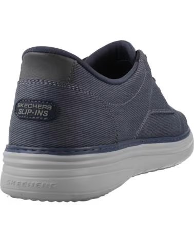 SKECHERS ZAPATILLAS HYLAND JUSTINO EN AZUL PARA HOMBRE NAVY