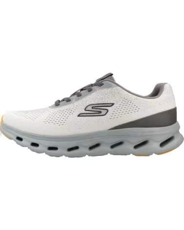 SKECHERS ZAPATILLAS DE RUNNING 217020-SAGE EN GRIS PARA HOMBRE SAGE TEXTILE-TRIM