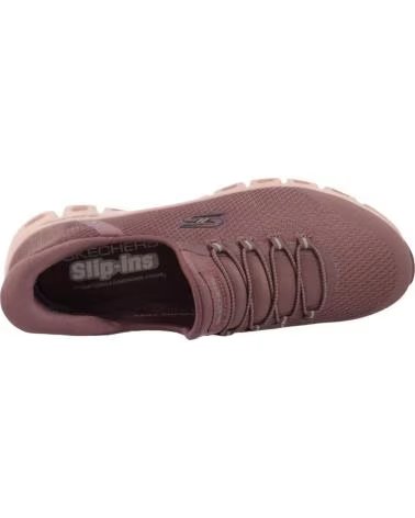 SKECHERS SLIP-INS GLIDE STEP VIBEY DAMENSCHUHE BURG