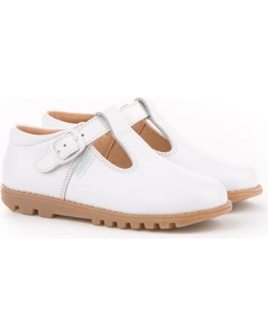 boy shoes ANGELITOS PEPITO SPORT PIEL 670 BLANCO