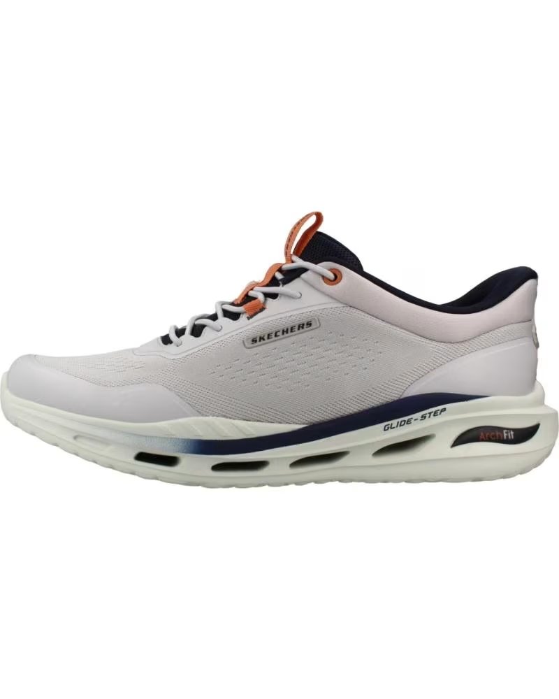 SKECHERS ARCH FIT ORVAN HUNTER 211319-LTGY HERREN SNEAKER LTGY