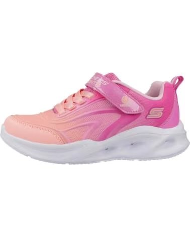 SKECHERS SOLA GLOW SNEAKERS FOR GIRLS PKMT