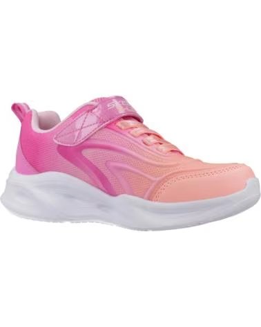 SKECHERS SOLA GLOW SNEAKERS FOR GIRLS PKMT