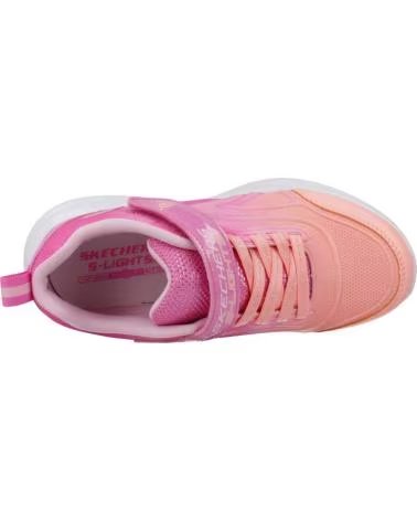 SKECHERS SOLA GLOW SNEAKERS FOR GIRLS PKMT