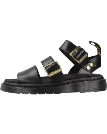 SANDÁLIAS DR MARTENS GRYPHON COM FIVELAS AJUSTÁVEIS NEGRO