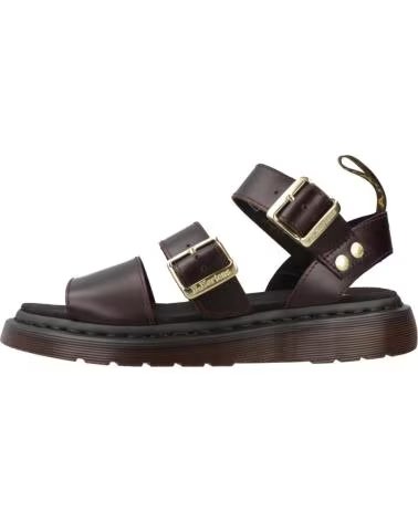 SANDALES DR MARTENS GRYPHON EN CUIR MARRON CHARRO