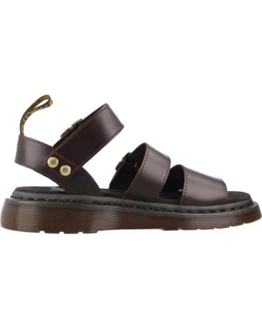SANDALES DR MARTENS GRYPHON EN CUIR MARRON CHARRO