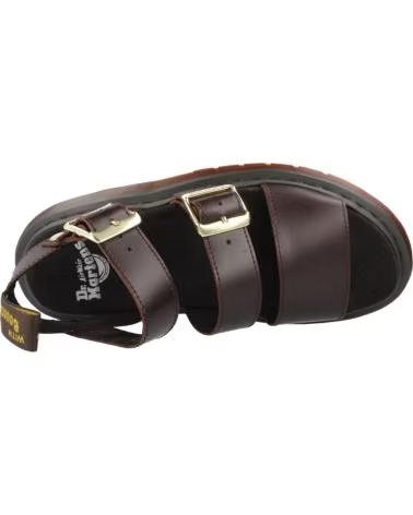 SANDALES DR MARTENS GRYPHON EN CUIR MARRON CHARRO