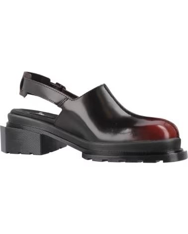DR MARTENS MAYBOLE MULE SANDALS BURGUNDY RED