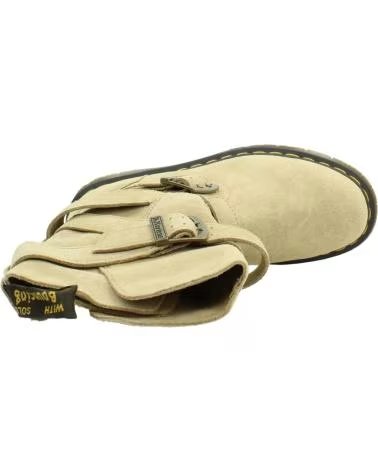 DR MARTENS STIVALI ANISTONE STRAP IN MARRONE CHIARO TAN