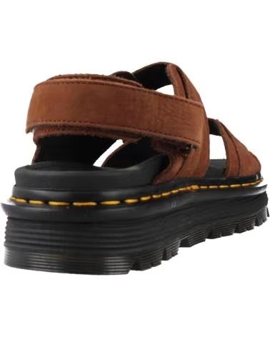 DR MARTENS ZEBZAG PLATEAUSANDALEN SEPIA BROWN DAMEN