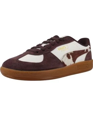 PUMA SNEAKER DA DONNA PALERMO COW, MARRONE E BIANCO WHITE
