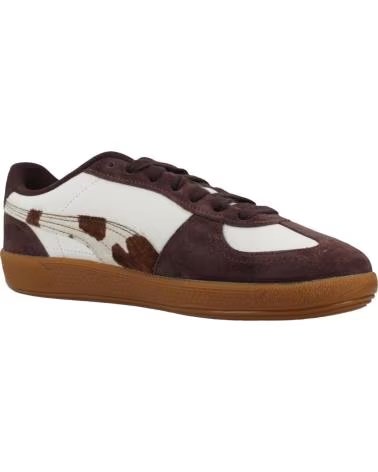 PUMA SNEAKER DA DONNA PALERMO COW, MARRONE E BIANCO WHITE